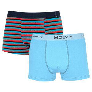 2PACK Pánské boxerky Molvy vícebarevné (2MP-305-BEU) M