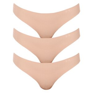 3PACK dámská tanga Under Armour béžové (1325615 249) S