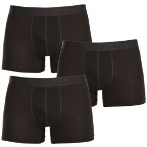 3PACK pánské boxerky Nedeto nadrozměr černé (3NBX001) 8XL