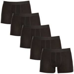 5PACK pánské boxerky Nedeto nadrozměr černé (5NBX001) 10XL