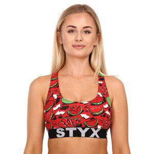 Dámská podprsenka Styx sport art melouny (IP1459) XL