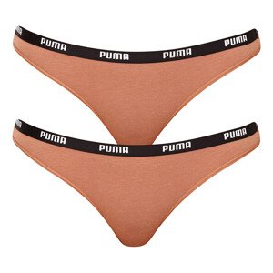 2PACK dámské kalhotky Puma hnědé (603031001 013) S