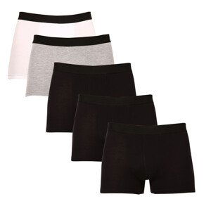 5PACK pánské boxerky Nedeto vícebarevné (5NDTB1002) XXL