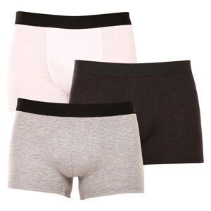 3PACK pánské boxerky Nedeto vícebarevné (3NDTB1002) 3XL