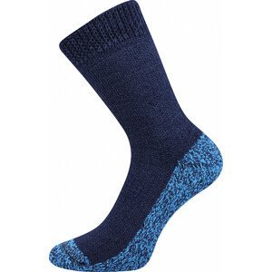 Teplé ponožky Boma tmavě modré (Sleep-darkblue) S