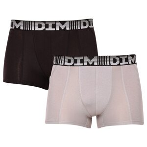 2PACK pánské boxerky DIM vícebarevné (DI0001N1-9LU) XXL