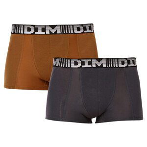 2PACK pánské boxerky DIM vícebarevné (DI0001N1-AA3) XXL, trenky / trenýrky