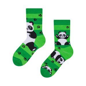 Veselé dětské ponožky Dedoles Pandy a pásky (D-K-SC-RS-C-C-249) 27/30