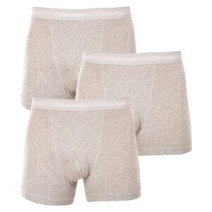 3PACK pánské boxerky Calvin Klein šedé (U2662G-080) L