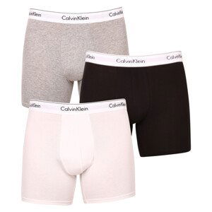 3PACK pánské boxerky Calvin Klein vícebarevné (NB2381A-MP1) S