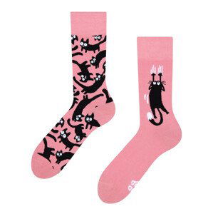 Veselé ponožky Dedoles Růžové kočky (GMRS079) L