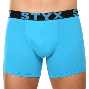 Pánské boxerky Styx long sportovní guma světle modré (U1169) XXL