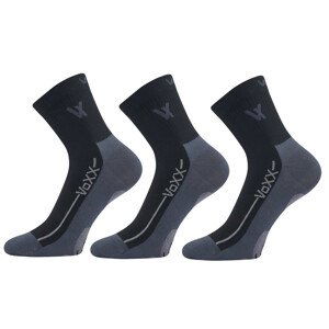 3PACK ponožky VoXX černé (Barefootan-black) S