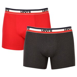 2PACK pánské boxerky Levis vícebarevné (905005001 786) L