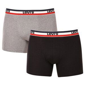 2PACK pánské boxerky Levis vícebarevné (905005001 004) M