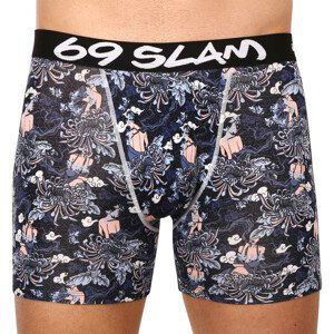 Pánské boxerky 69SLAM fit bamboo geisha (MPBGSH-BB) M