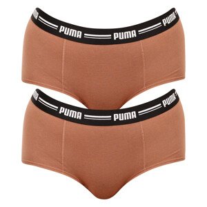 2PACK dámské kalhotky Puma hnědé (603033001 013) M