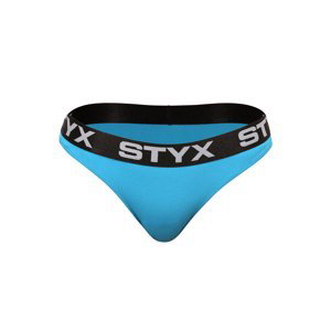 Dámské kalhotky Styx sportovní guma modré (IK1169) L