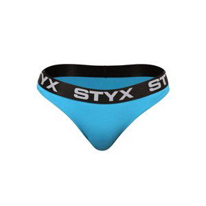 Dámské kalhotky Styx sportovní guma modré (IK1169) S