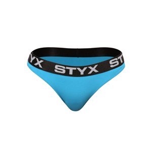 Dámské kalhotky Styx sportovní guma modré (IK1169) M