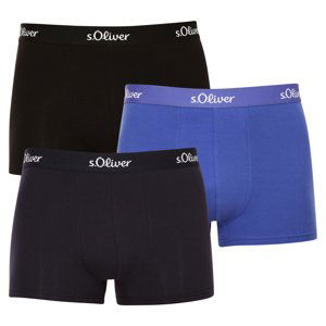 3PACK pánské boxerky S.Oliver vícebarevné (JH-34B-88365237) M