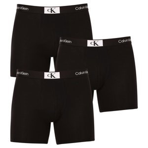 3PACK pánské boxerky Calvin Klein černé (NB3529A-UB1) S