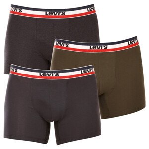 3PACK pánské boxerky Levis vícebarevné (100002870 009) M