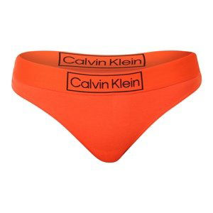 Dámská tanga Calvin Klein oranžová (QF6774E-3CI) XL