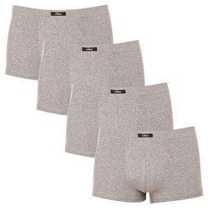 4PACK pánské boxerky S.Oliver šedé (MH-35H-41011828) XXL