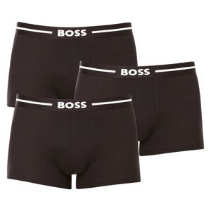 3PACK pánské boxerky Hugo Boss černé (50473916 001) M