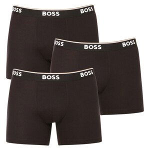 3PACK pánské boxerky Hugo Boss černé (50475282 001) M