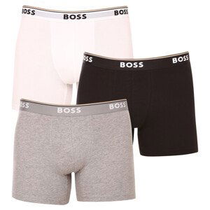 3PACK pánské boxerky Hugo Boss vícebarevné (50475282 999) M