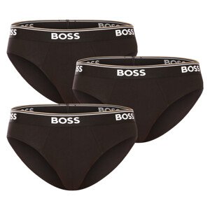 3PACK pánské slipy Hugo Boss černé (50475273 001) M