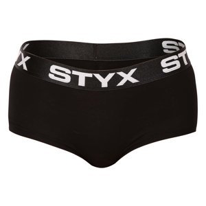 Dámské kalhotky Styx s nohavičkou černé (IN960) L