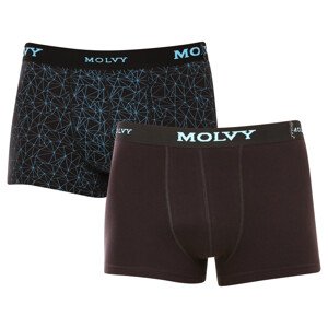 2PACK pánské boxerky Molvy vícebarevné (KP-081/B-BEU) M