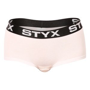 Dámské kalhotky Styx s nohavičkou bílé (IN1061) XL