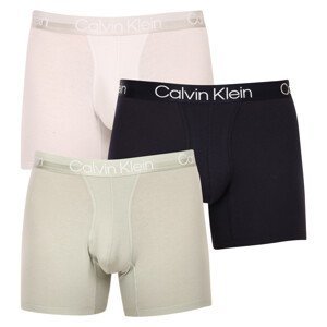 3PACK pánské boxerky Calvin Klein vícebarevné (NB2971A-CBC) M
