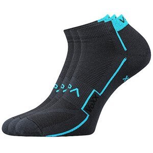 3PACK ponožky VoXX tmavě šedé (Kato) S