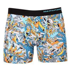 Pánské boxerky 69SLAM fit exotic sea dylan (MBYEXS-PO) XL