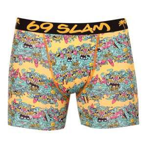 Pánské boxerky 69SLAM fit island of paradise dylan (MBYISP-PO) XL