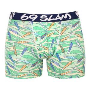 Pánské boxerky 69SLAM fit bamboo vegan 420 colton (MPBVGN-BB) XL