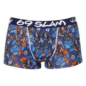 Pánské boxerky 69SLAM hip bamboo dia de los muertos eliyah (MHBDDM-BB) XL, trenky / trenýrky