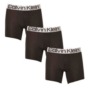 3PACK pánské boxerky Calvin Klein černé (NB3075A-7V1) S