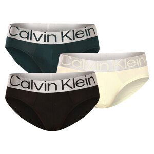 3PACK pánské slipy Calvin Klein vícebarevné (NB3073A-C7U) XXL