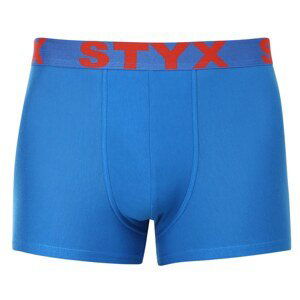 Pánské boxerky Styx sportovní guma modré (G1167) L