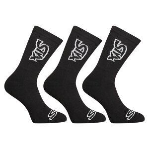 3PACK ponožky Styx vysoké černé (3HV960) L
