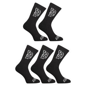 5PACK ponožky Styx vysoké černé (5HV960) XL