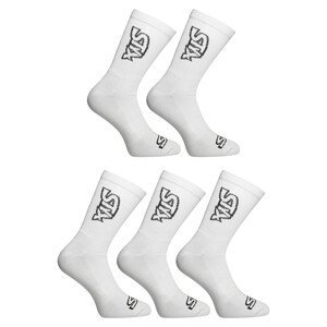5PACK ponožky Styx vysoké šedé (5HV1062) XL