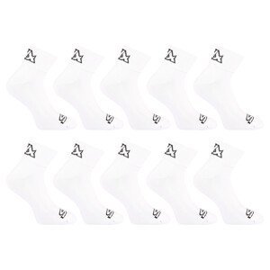10PACK ponožky Styx kotníkové bílé (10HK1061) XL