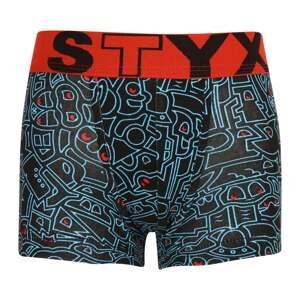 Dětské boxerky Styx art sportovní guma doodle (GJ1256) 9-11 let